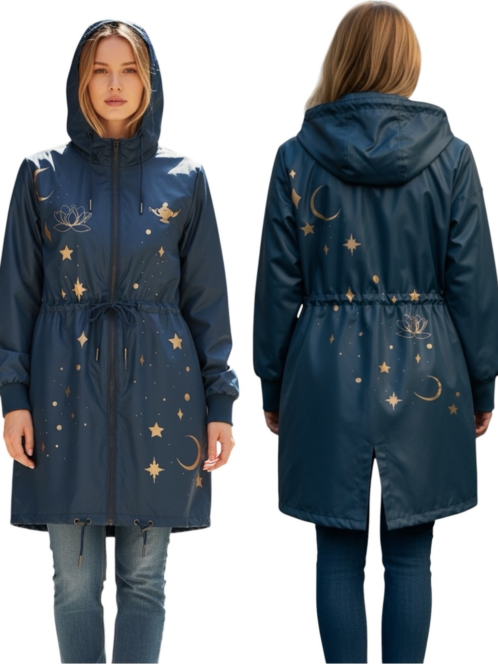 DISNEY Aladdin Jasmine Hooded Raincoat